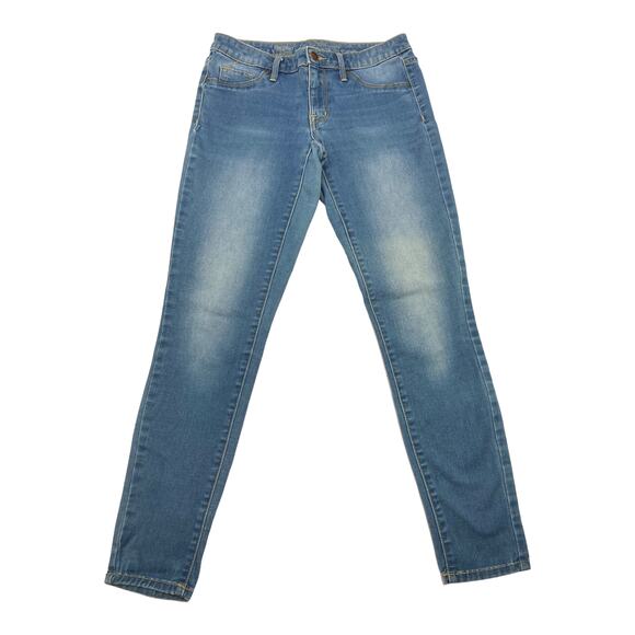 Mossimo Mid-Rise Denim Legging Jeans Medium Wash Size 27 - Picture 1 of 7